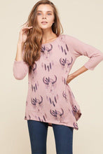 Load image into Gallery viewer, Soft Pink Dreamcatcher Long Sleeve Top