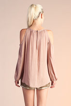 Load image into Gallery viewer, Dusty Rose &amp; Gold Lolita Blouse