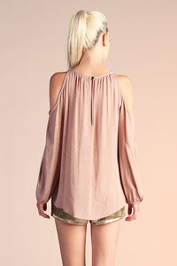 Dusty Rose & Gold Lolita Blouse